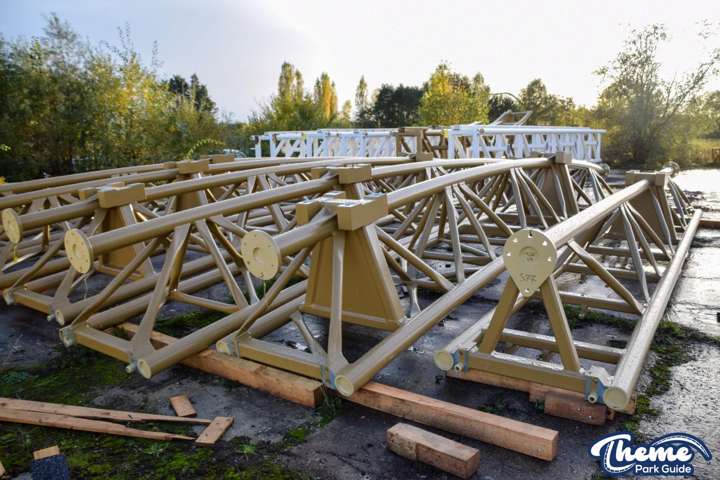 More Track And Lift Hill Sections Delivered For Hyperia