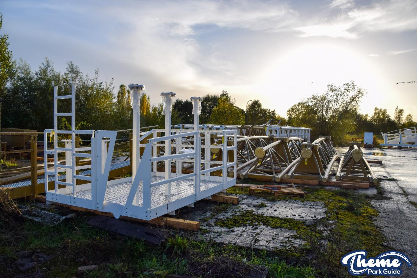 More Track And Lift Hill Sections Delivered For Hyperia