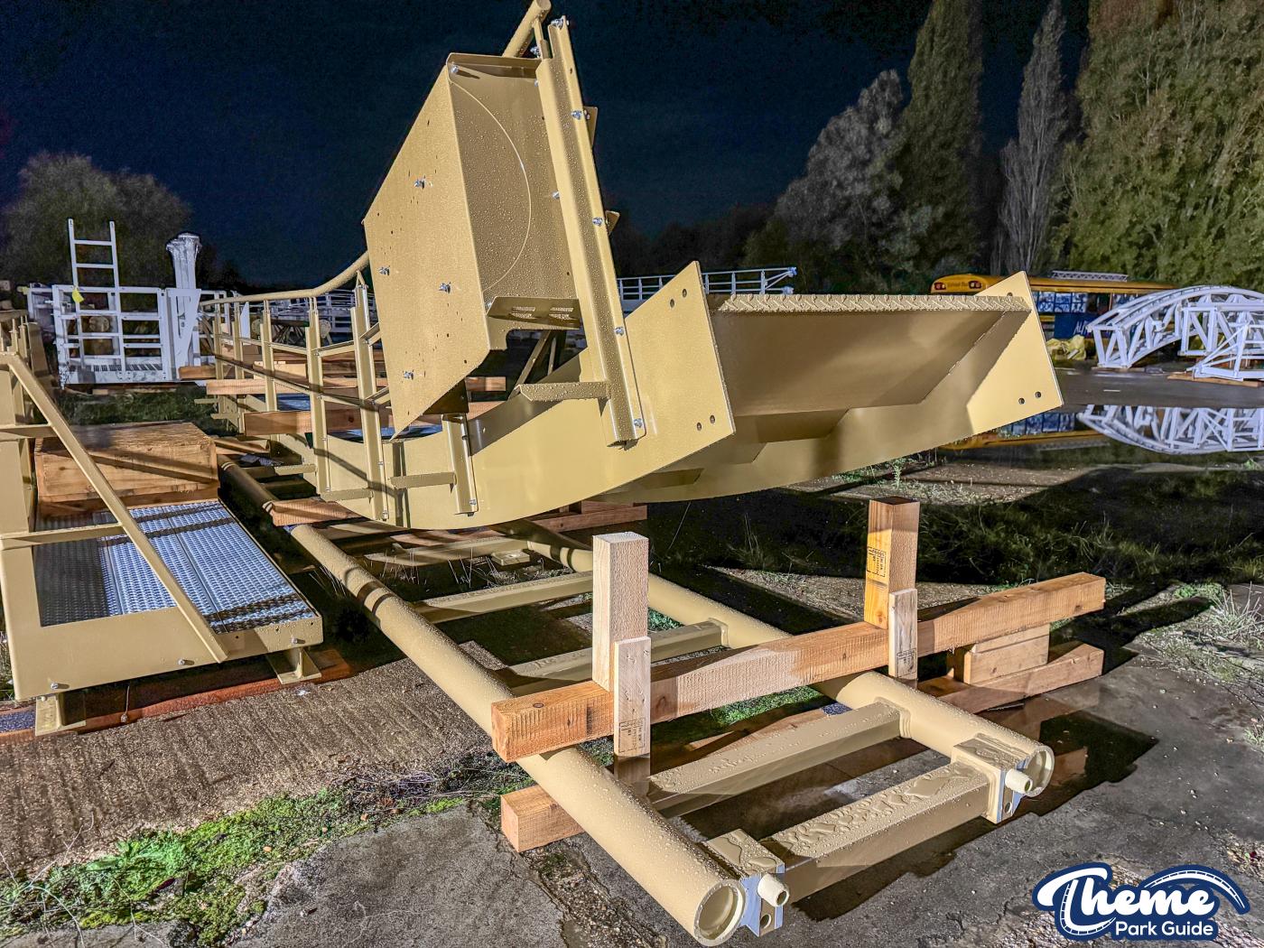More Track And Lift Hill Sections Delivered For Hyperia
