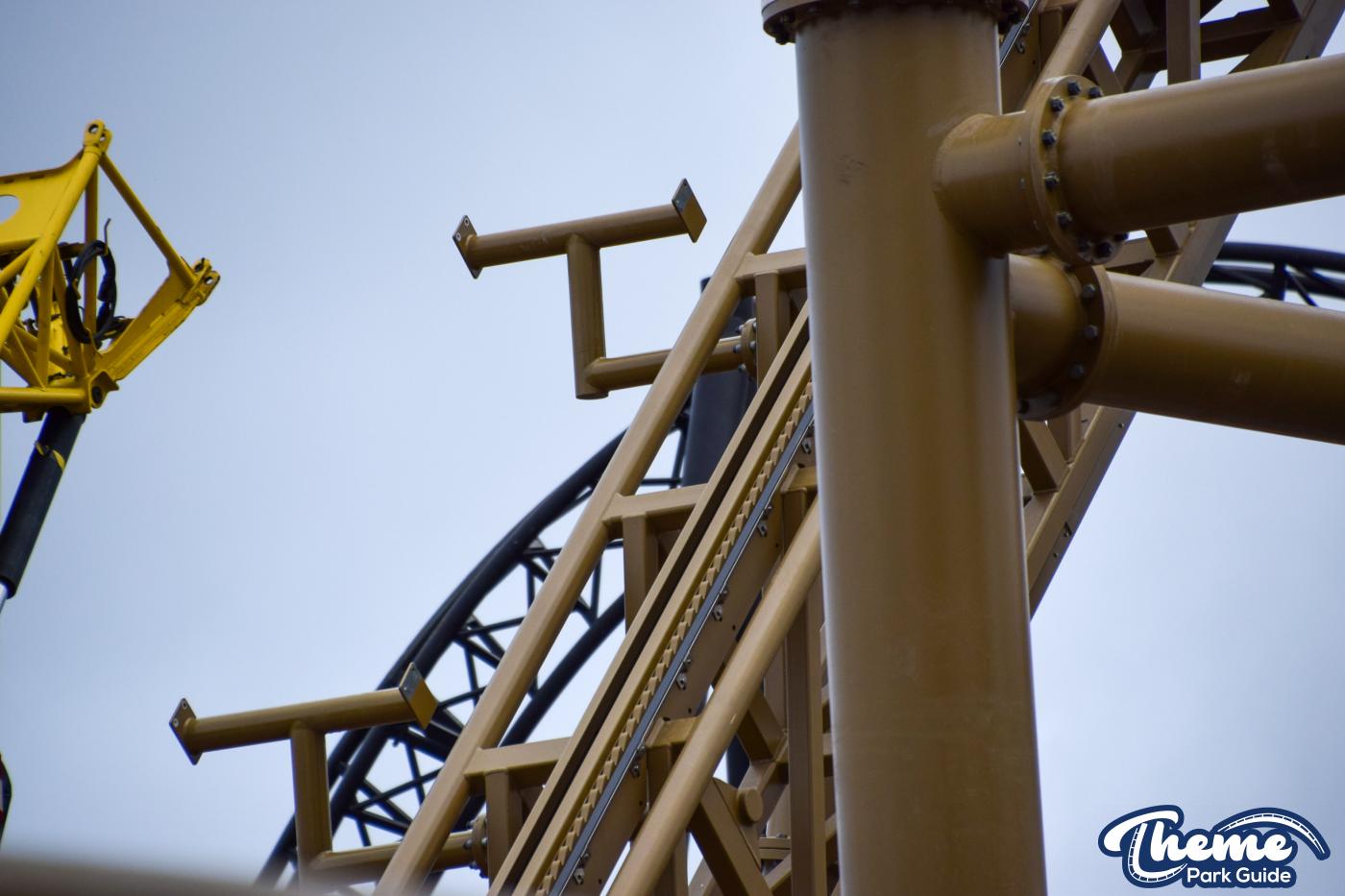 Hyperia Lift Hill Rises Into The Sky