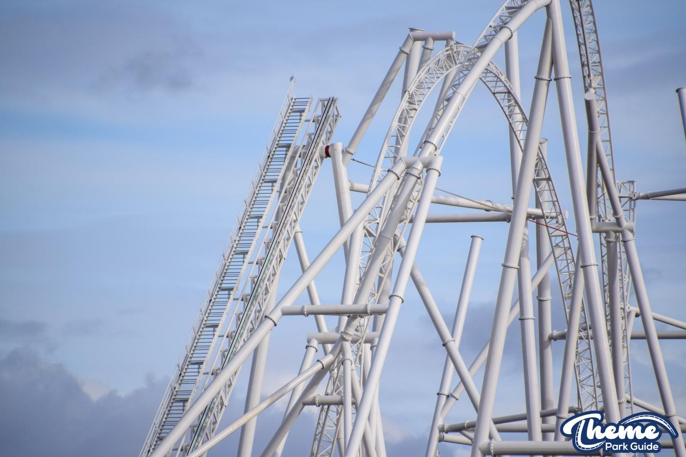 Hyperia Lift Hill Nears Competition
