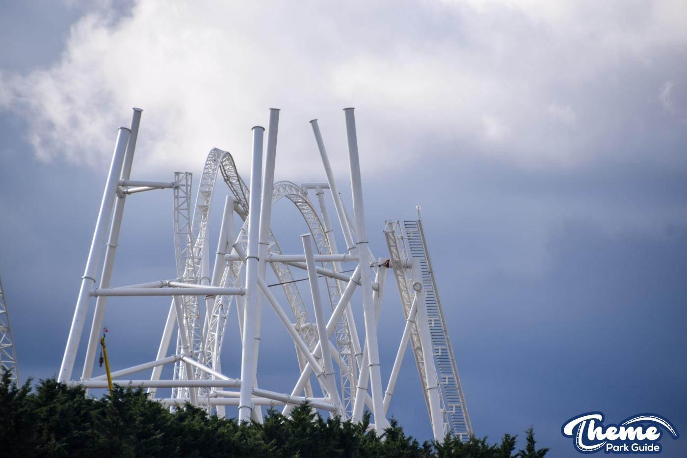 Hyperia Lift Hill Nears Competition