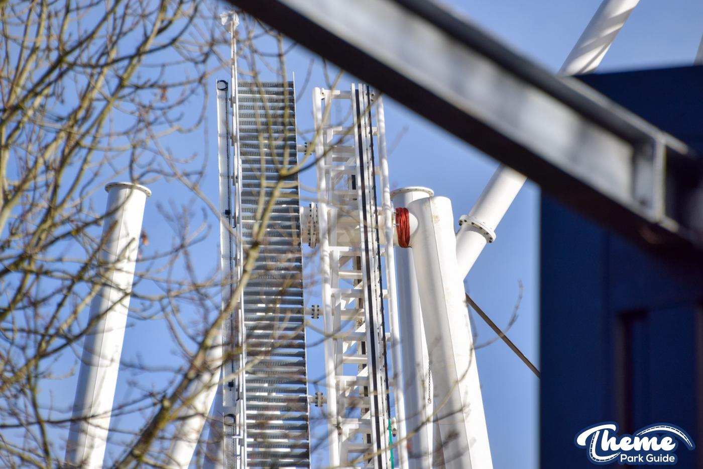 Hyperia Lift Hill Nears Competition