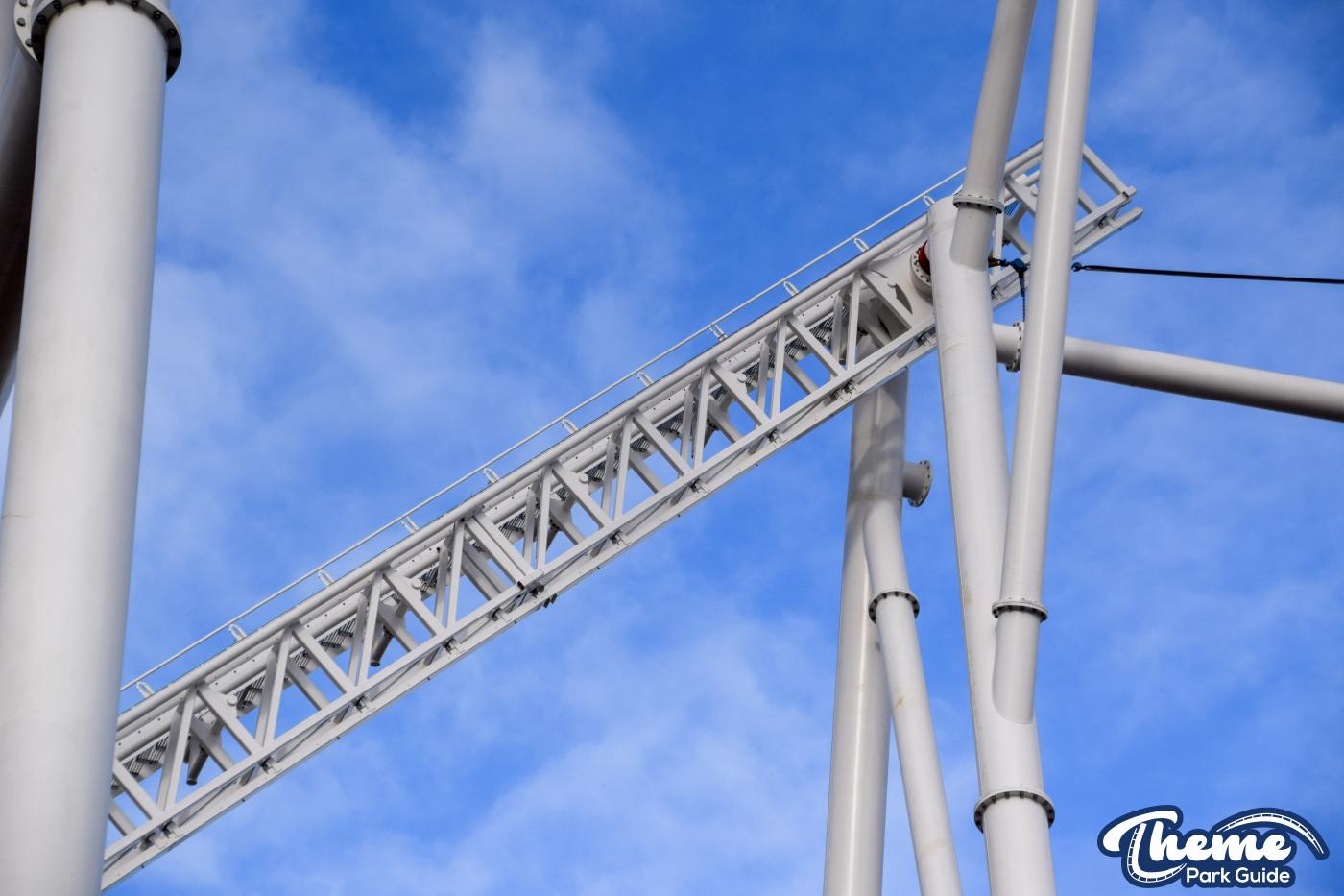 Hyperia Lift Hill Nears Competition