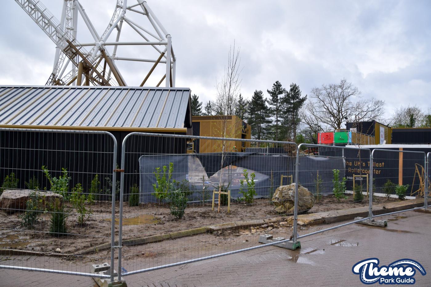 Hyperia Pathways Dug Out And Fences Installed