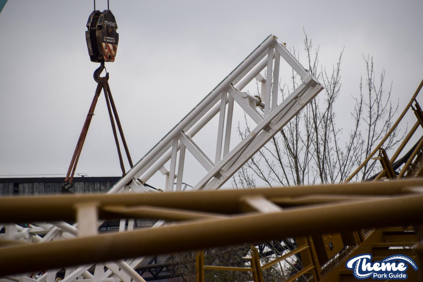 Hyperia Lift Hill Completed