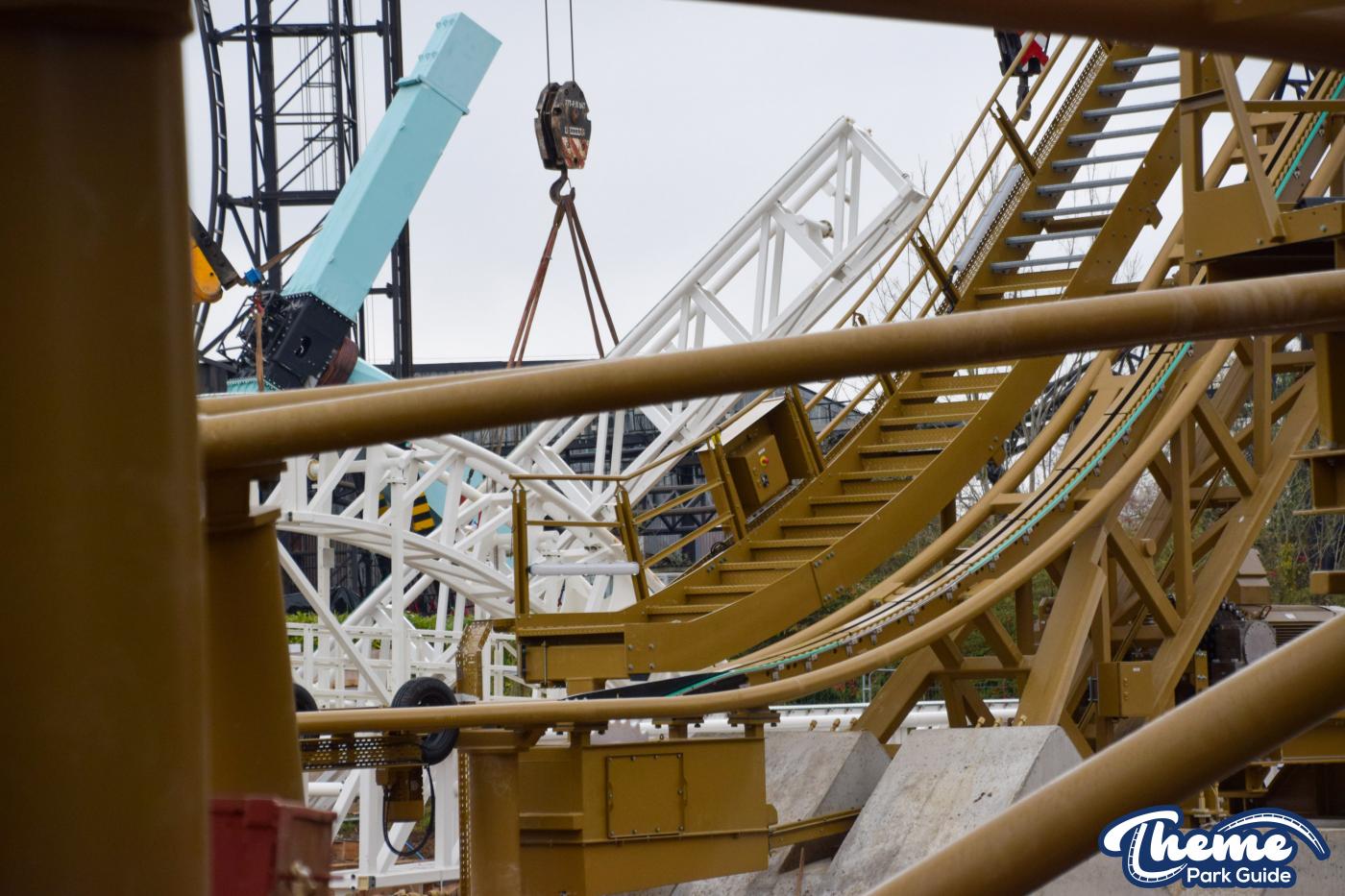 Hyperia Lift Hill Completed