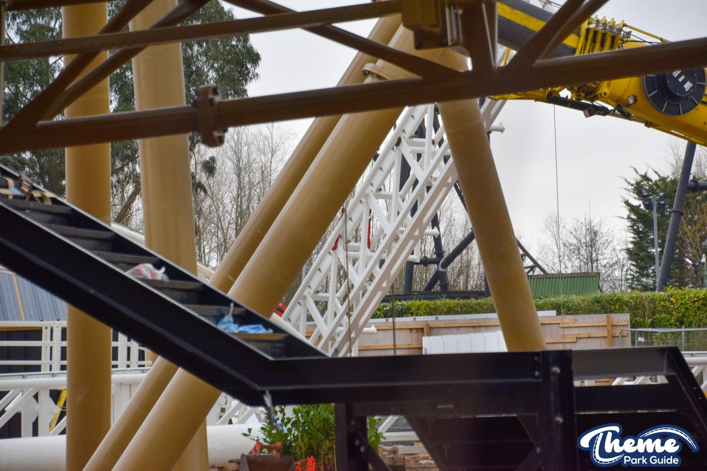 Hyperia Lift Hill Completed