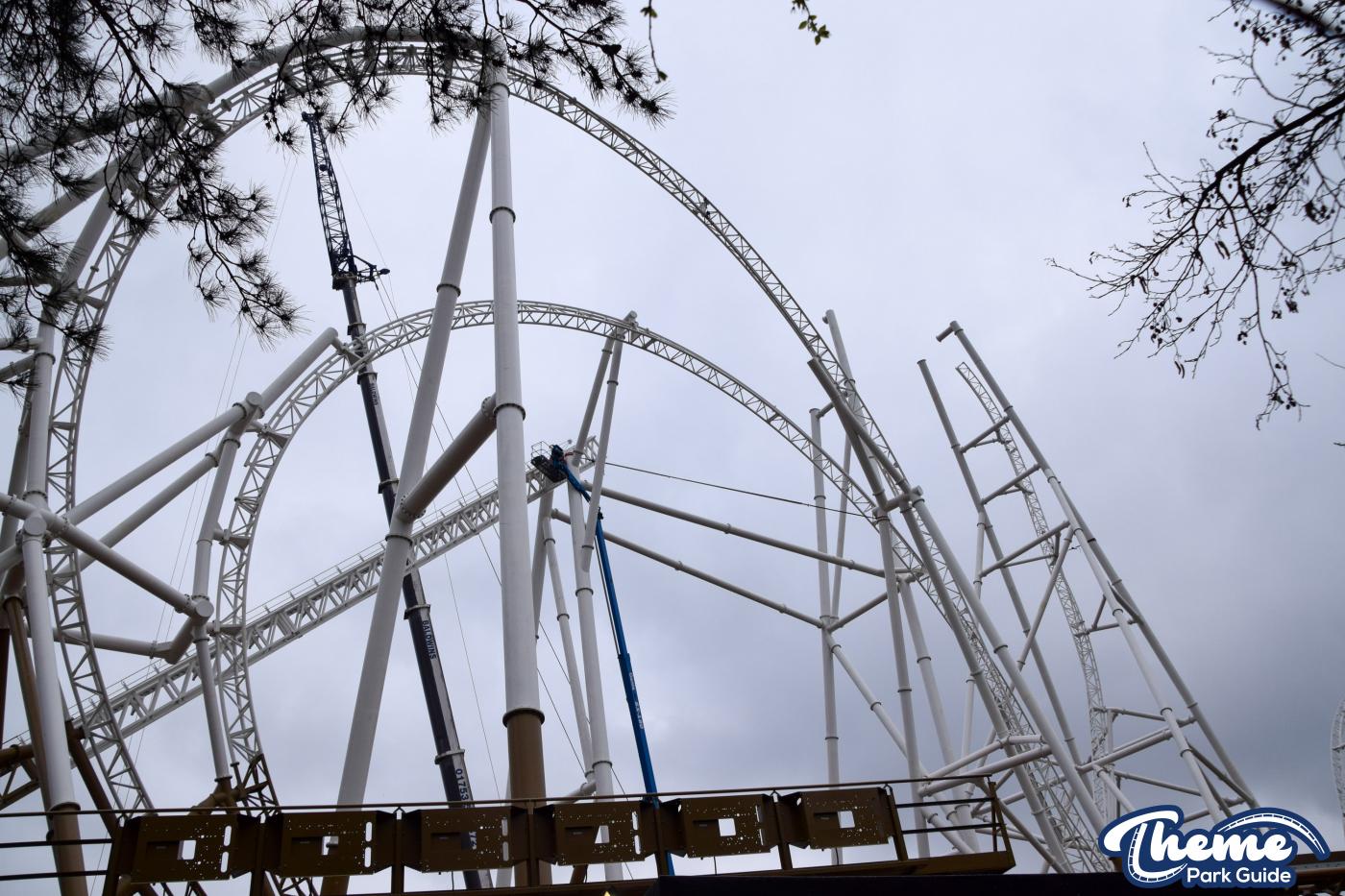 Hyperia Lift Hill Completed