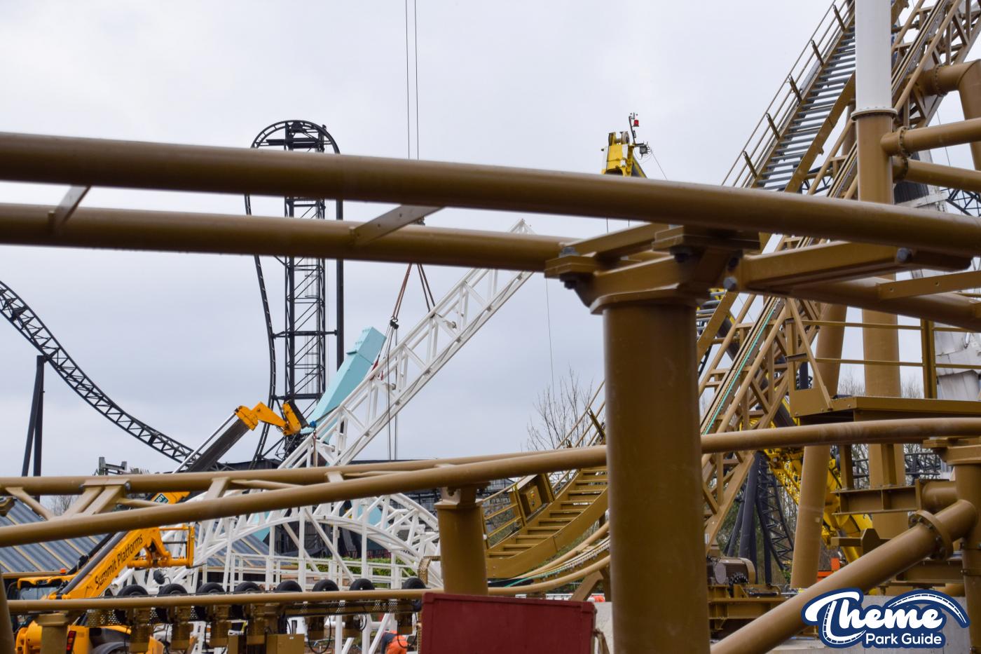 Hyperia Lift Hill Completed
