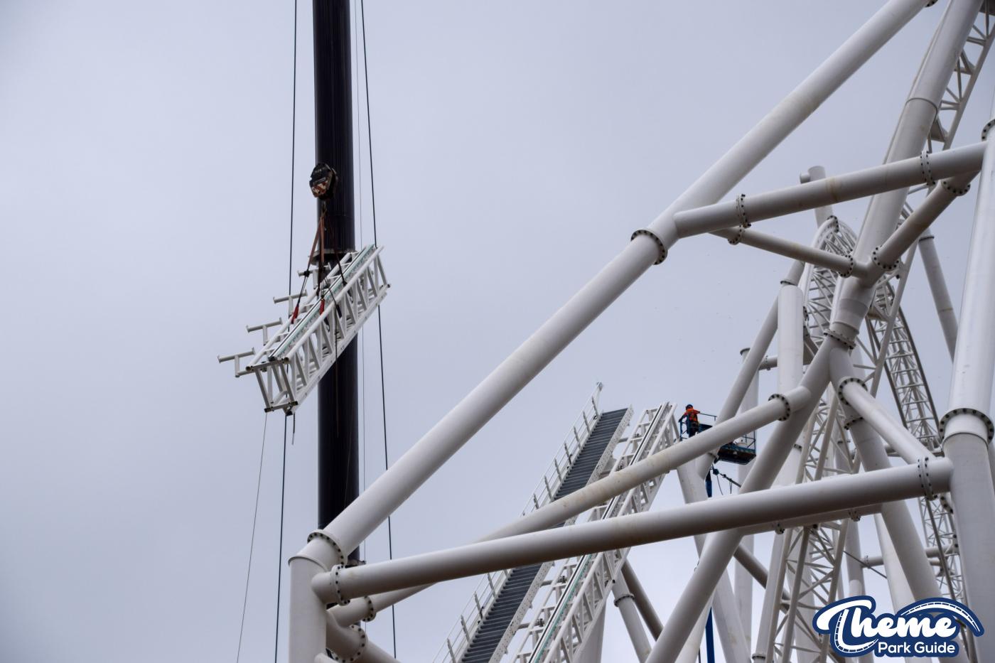Hyperia Lift Hill Completed