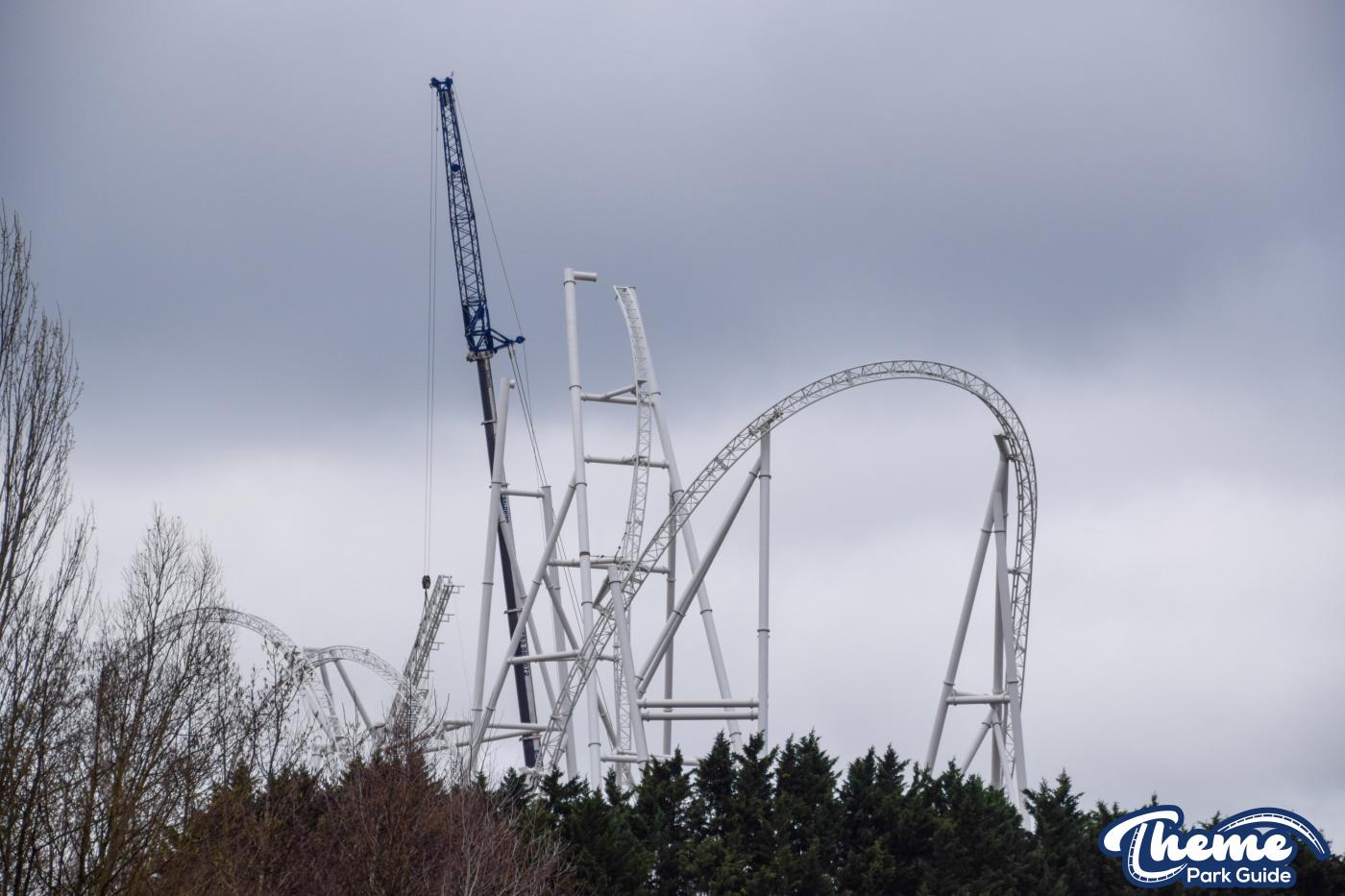 Hyperia Lift Hill Completed