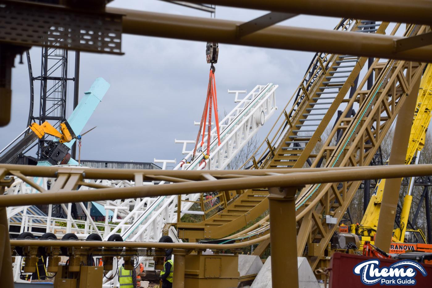 Hyperia Lift Hill Completed