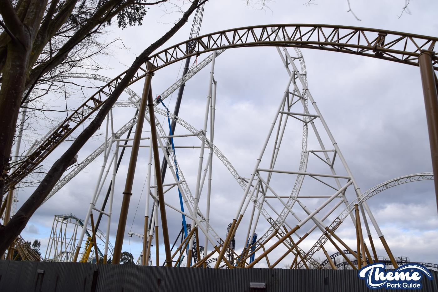 Hyperia Lift Hill Completed
