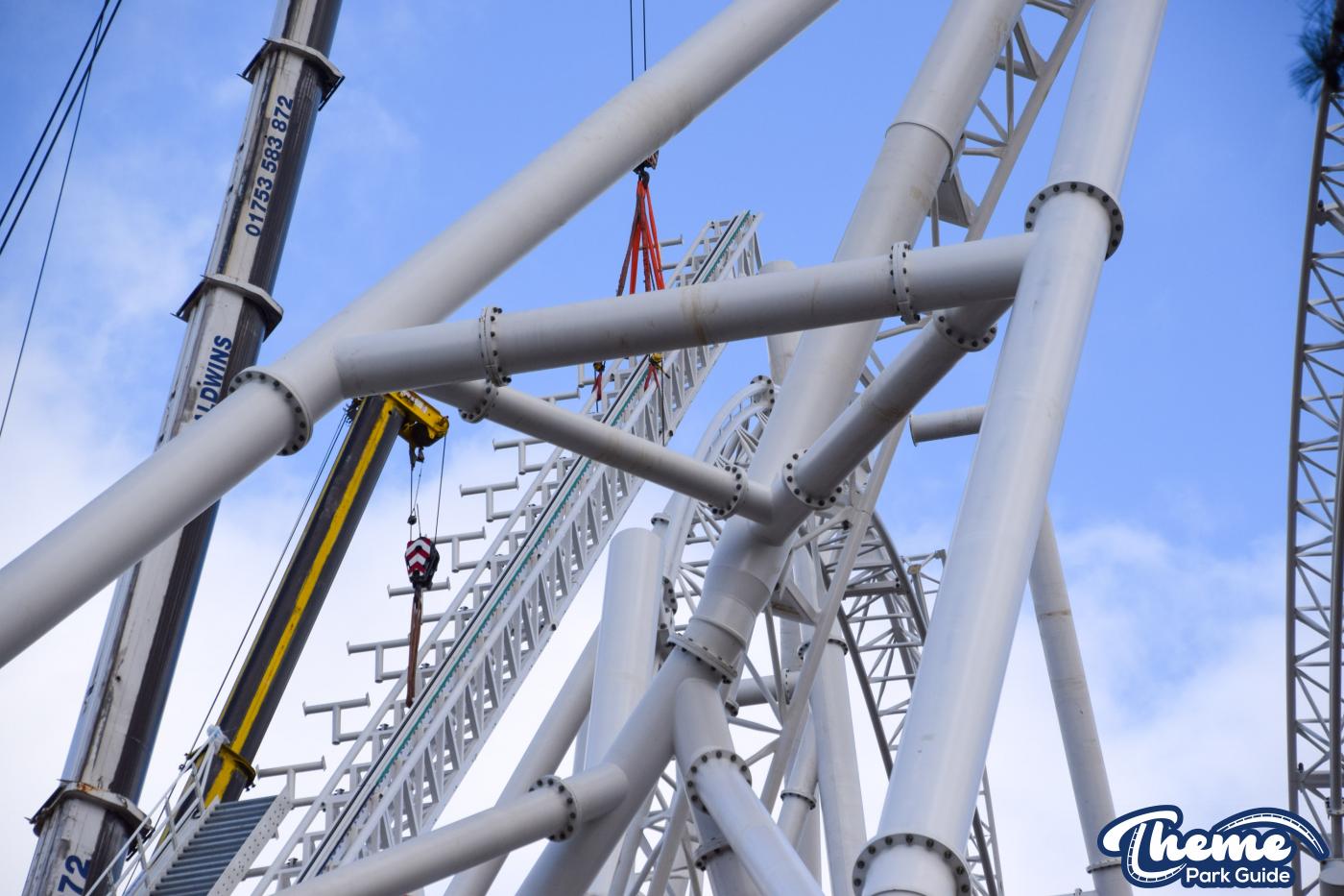 Hyperia Lift Hill Completed
