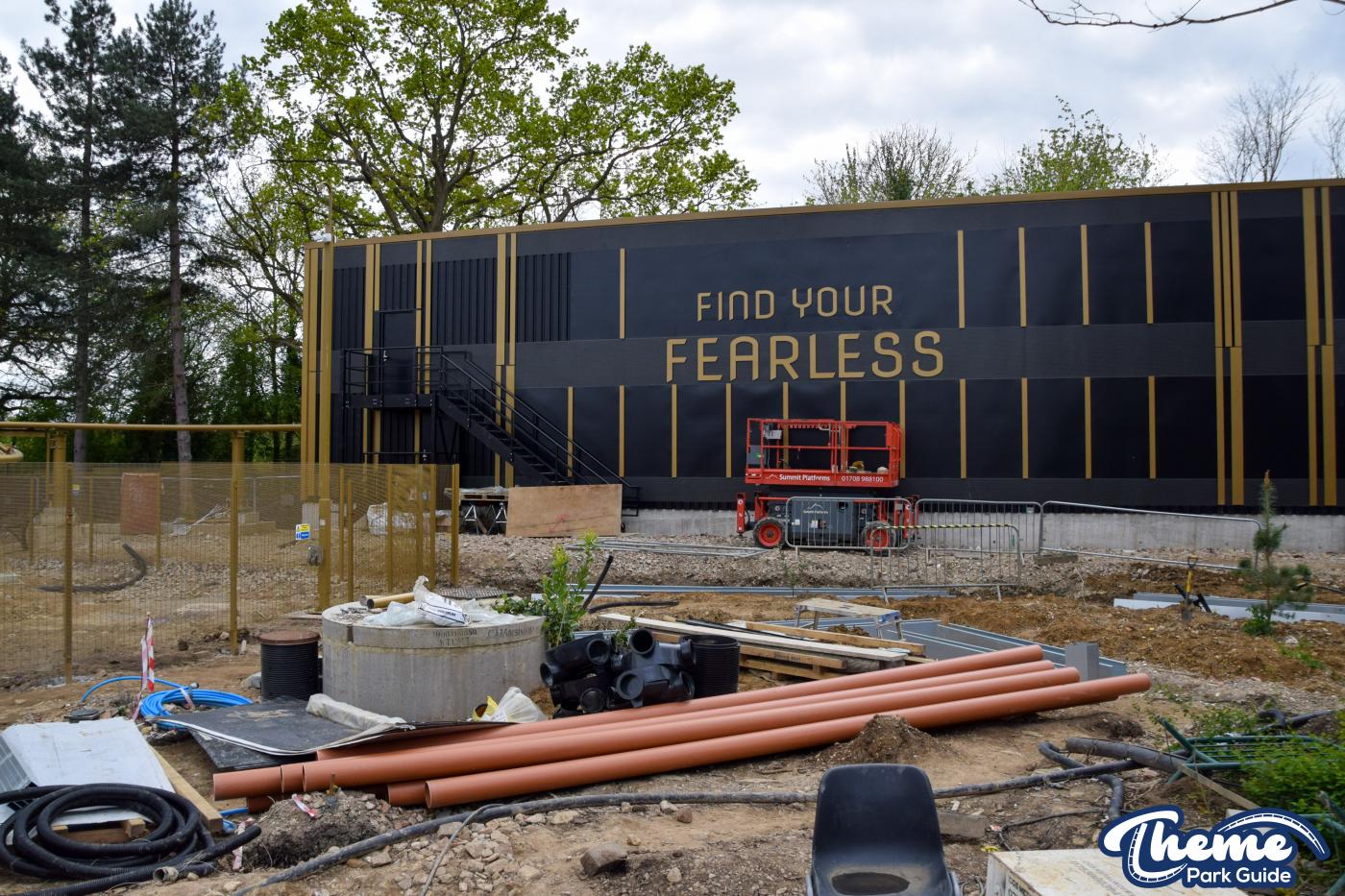 Hyperia Find Your Fearless Signage Installed And Testing Continues