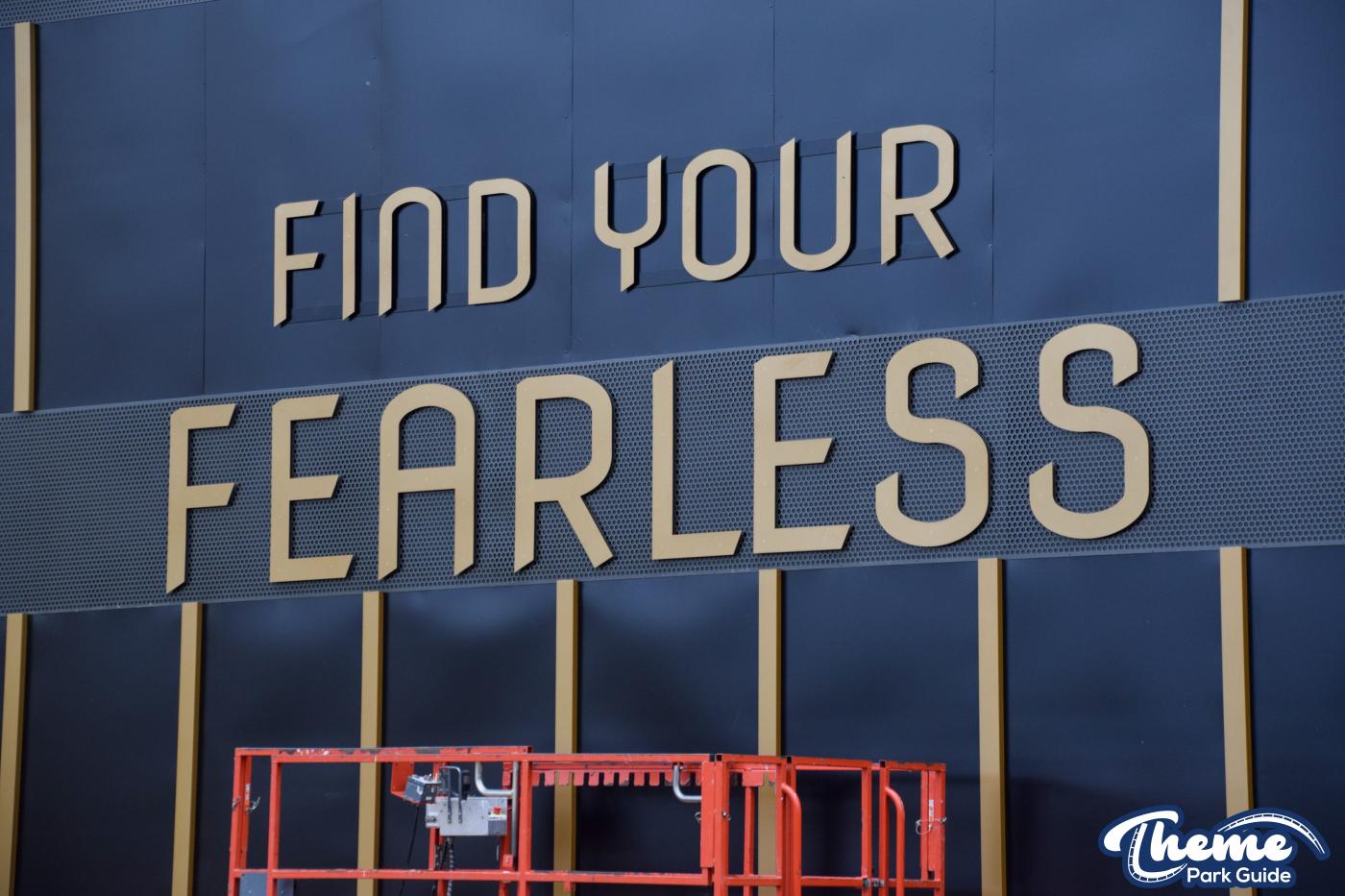 Hyperia Find Your Fearless Signage Installed And Testing Continues