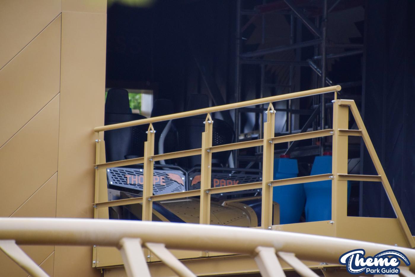 Hyperia Queue Line Installation Continues And Second Train Testing Begins