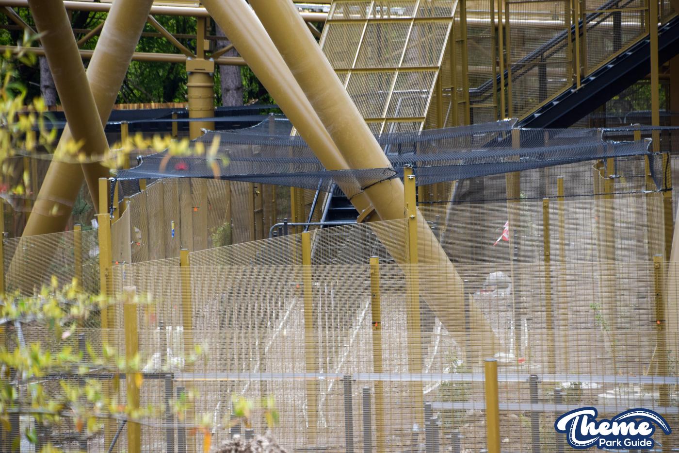 Hyperia Queue Line Installation Continues And Second Train Testing Begins