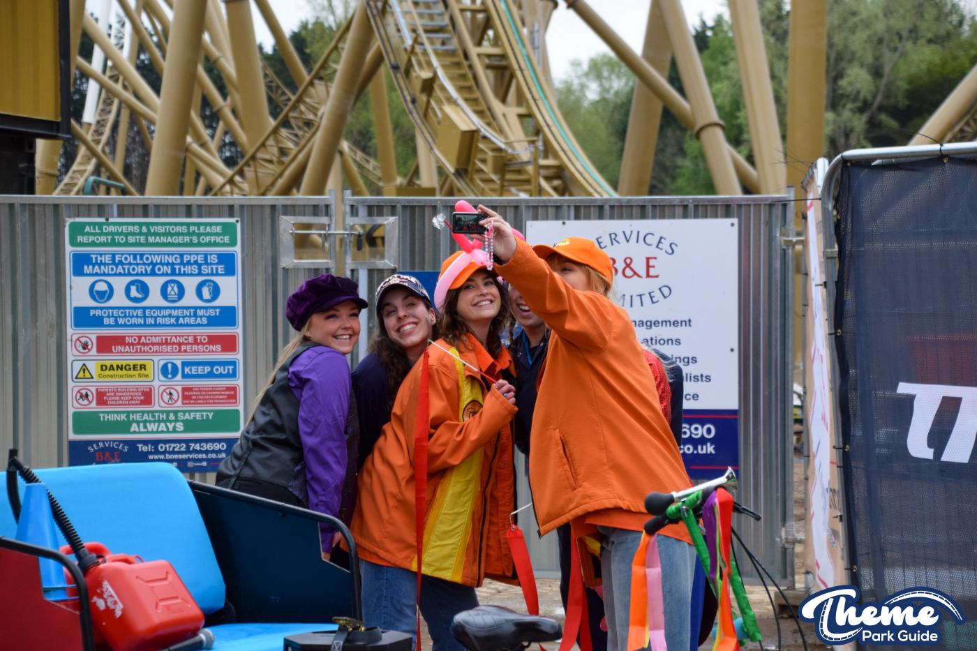 Hyperia Queue Line Installation Continues And Second Train Testing Begins
