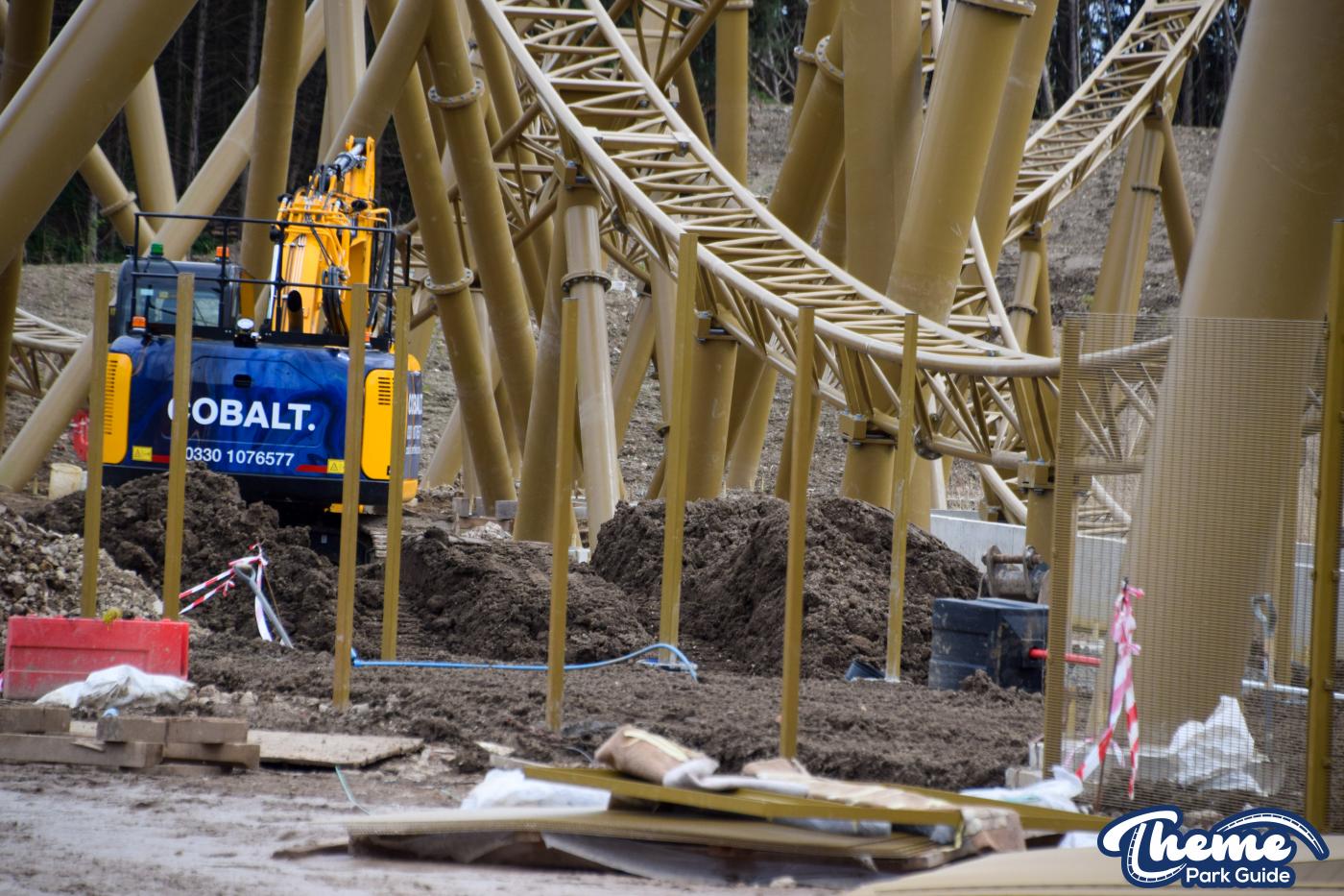 Hyperia Transfer Track Testing And Ride Area Fences Installed