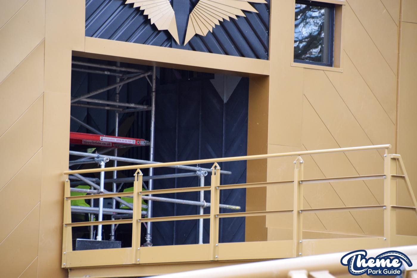 Hyperia Transfer Track Testing And Ride Area Fences Installed