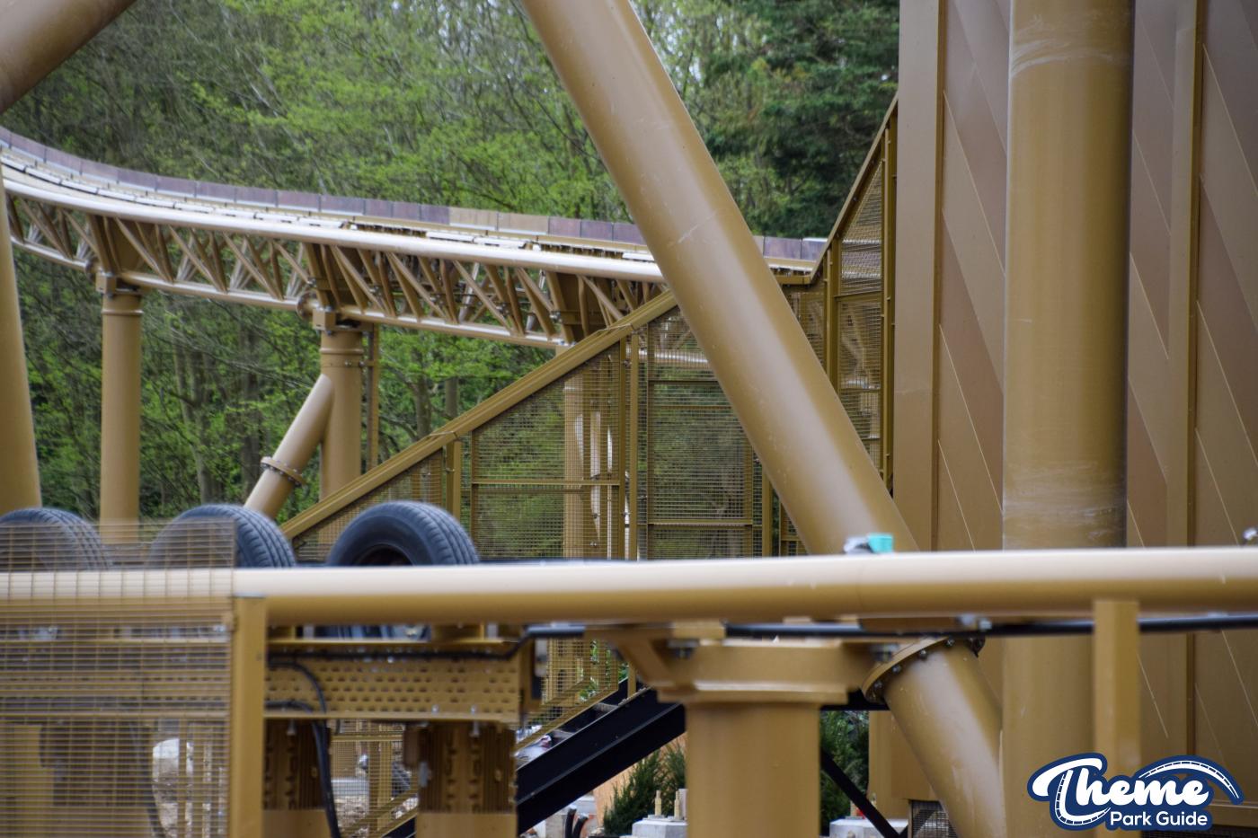 Hyperia Transfer Track Testing And Ride Area Fences Installed