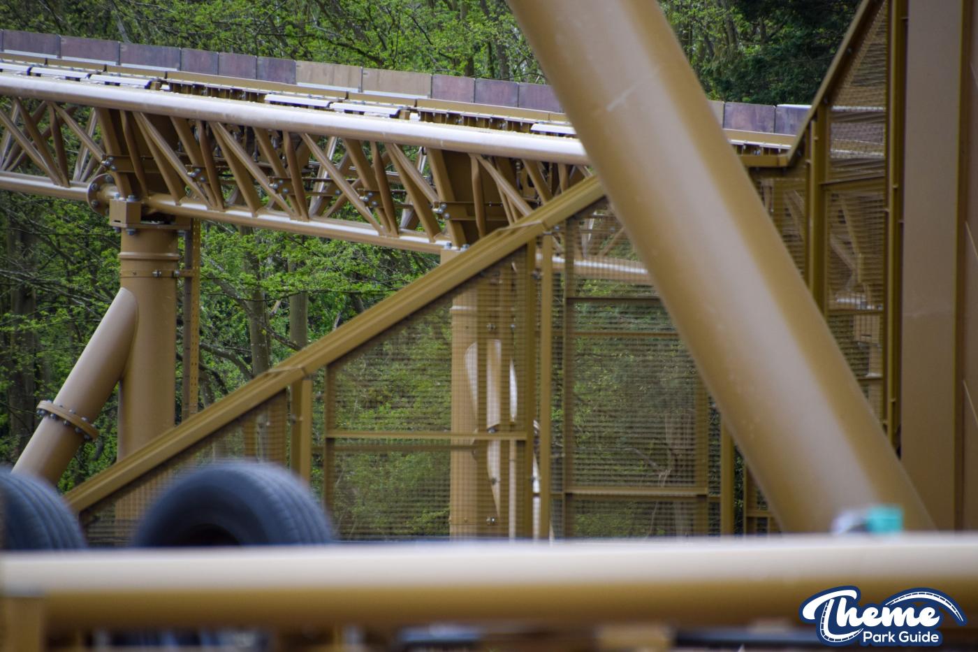 Hyperia Transfer Track Testing And Ride Area Fences Installed