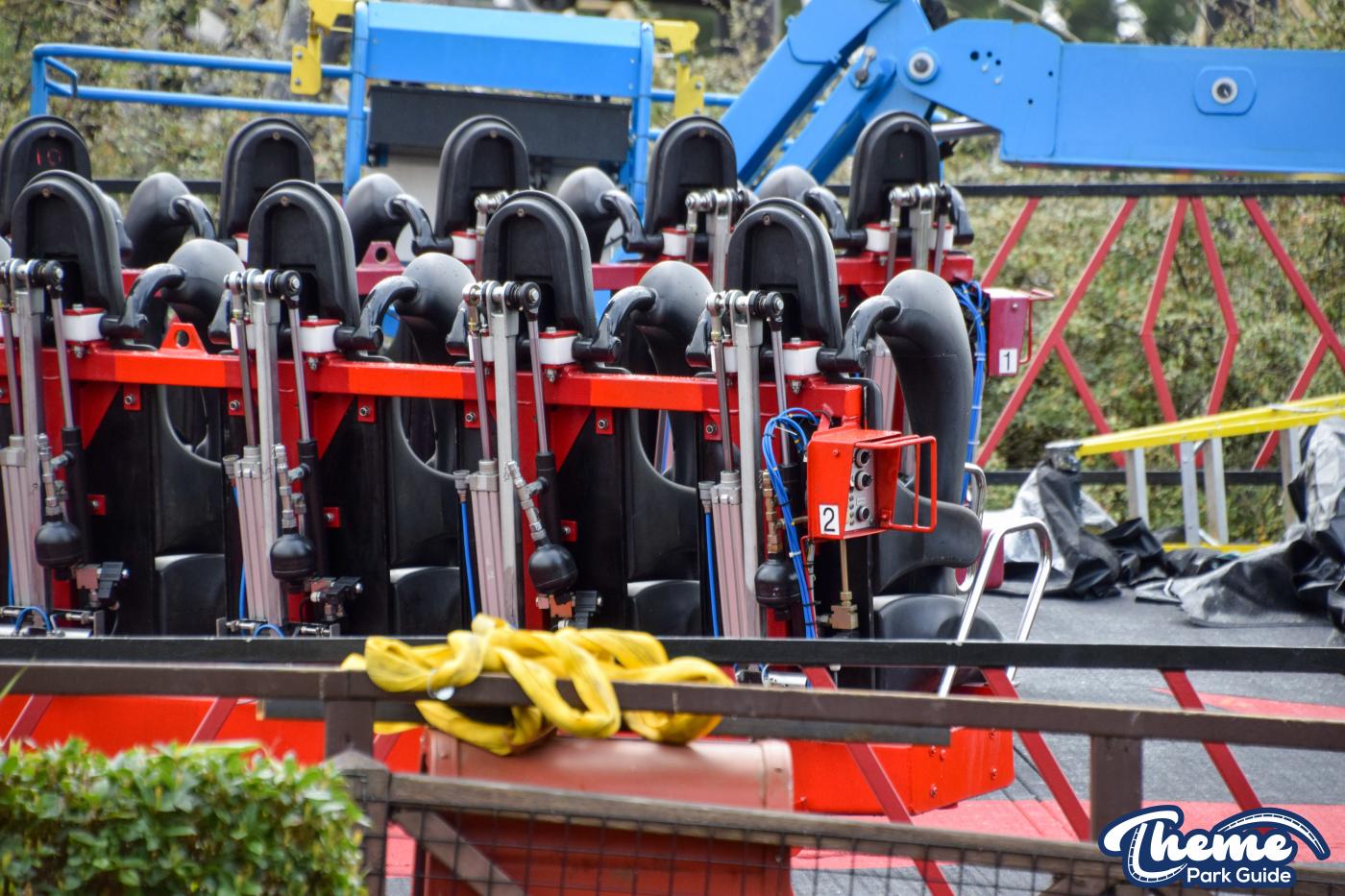 Thorpe Park Samurai Repaint Continues