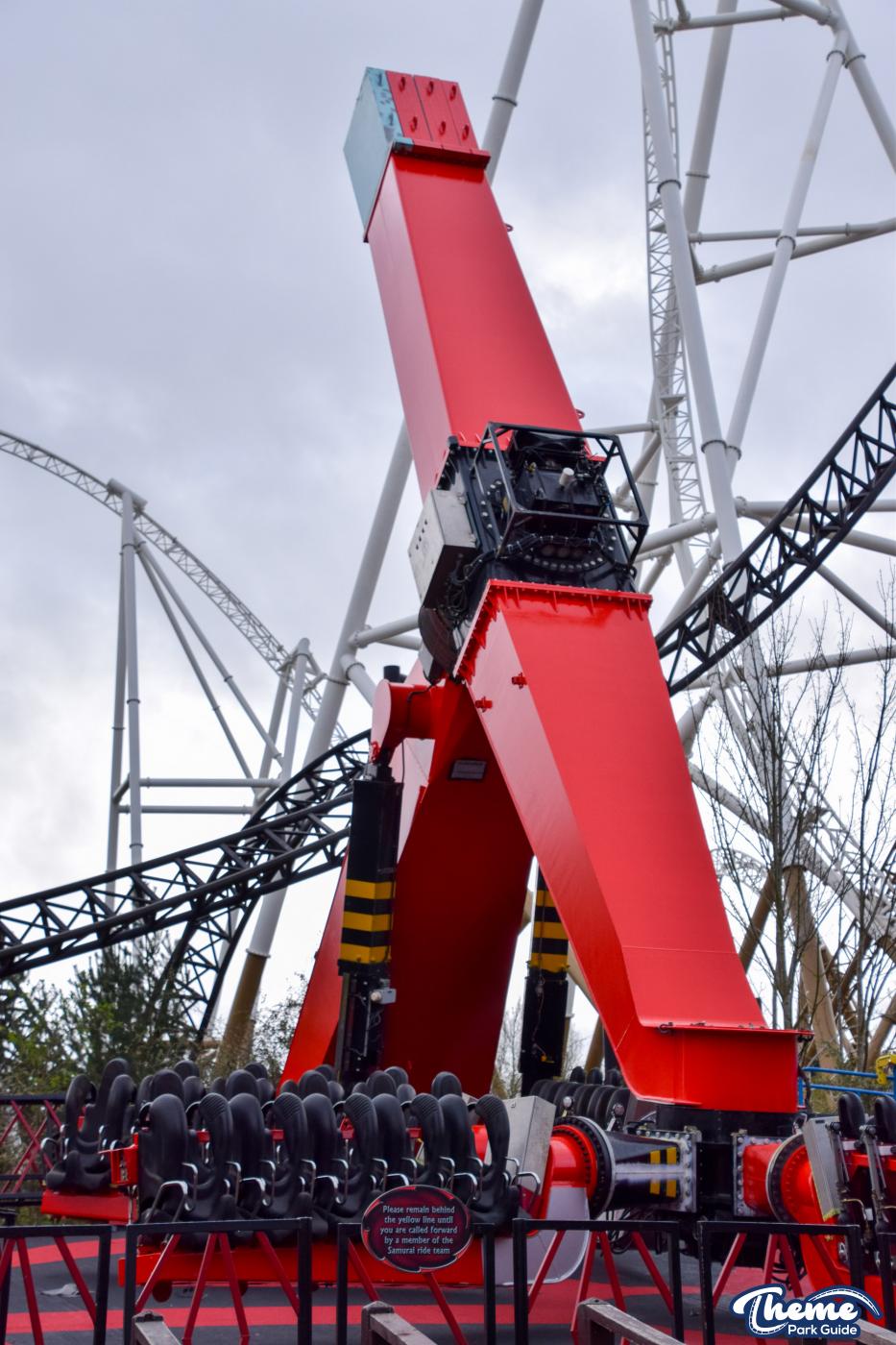 Thorpe Park Samurai Repaint Continues