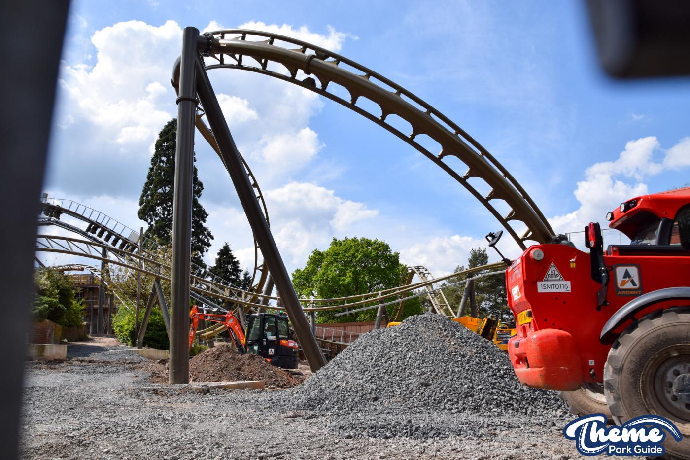 Drayton Manor 2024 Rollercoaster Construction Continues