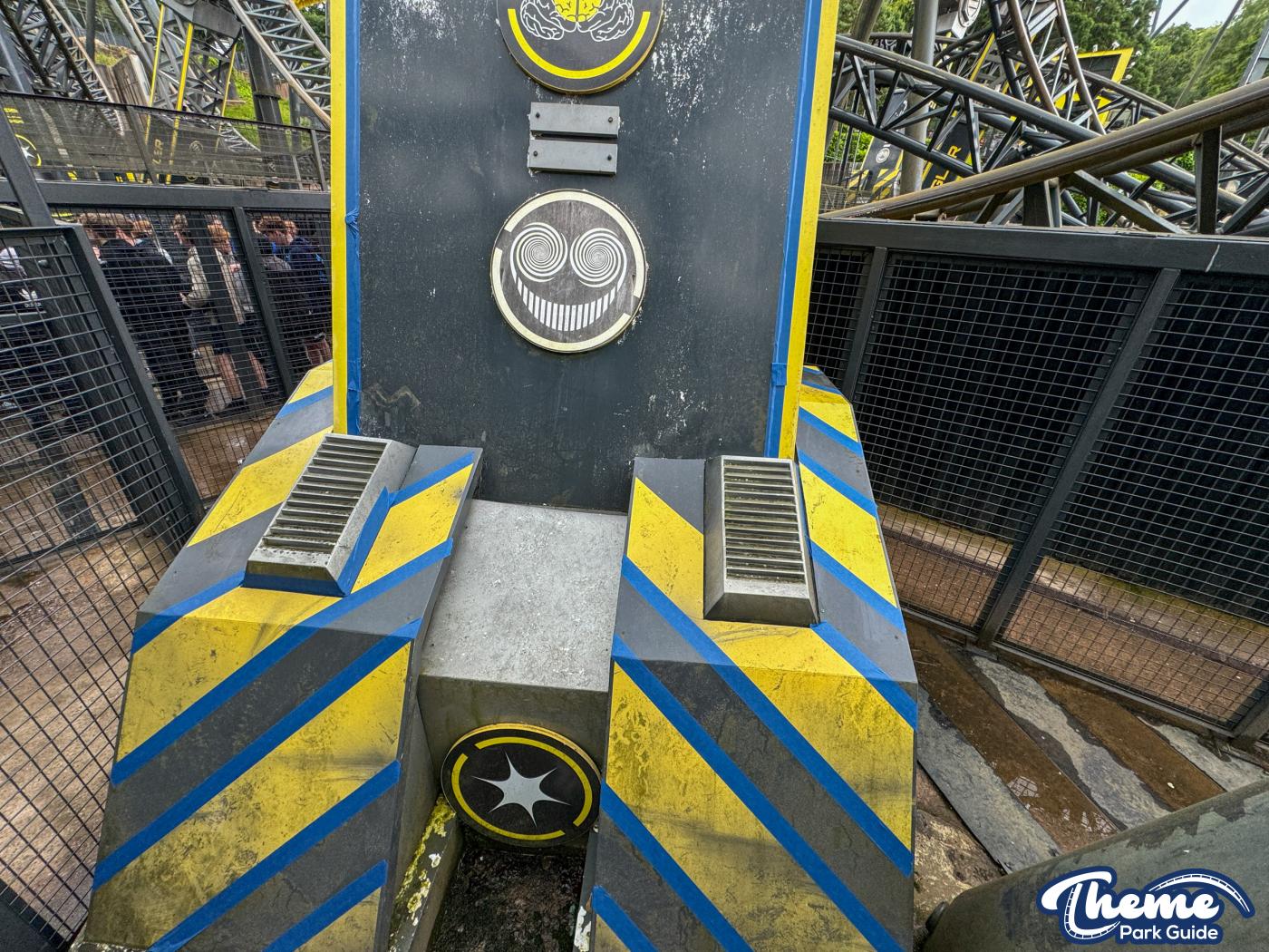 Alton Towers Begins Repainting The Smiler Queue Line Theming