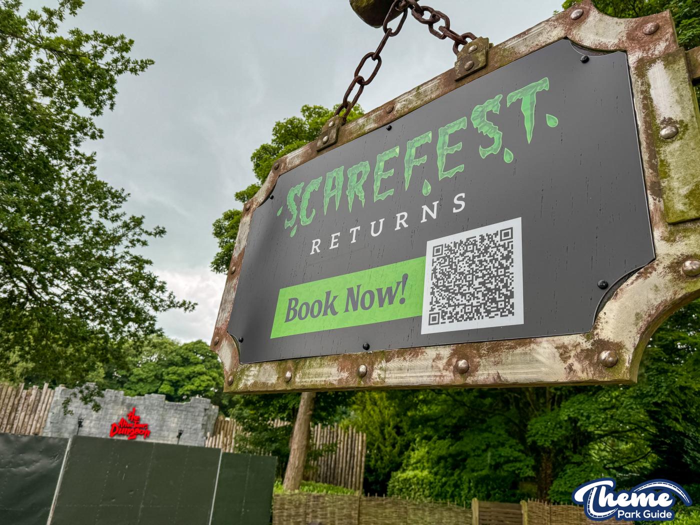Alton Towers Scarefest 2024 Preparations Underway