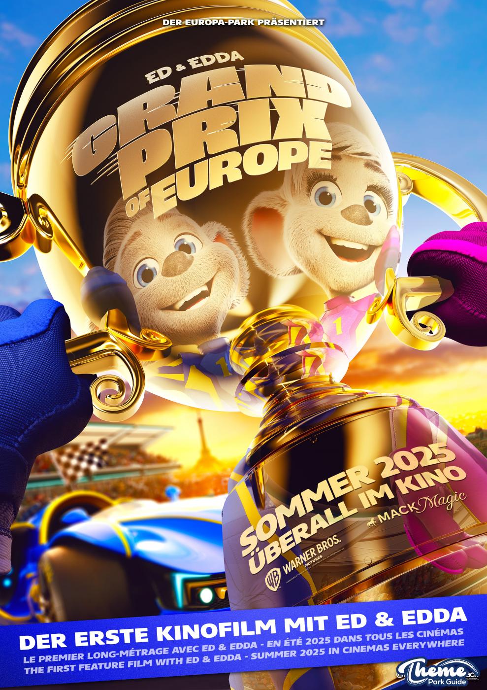 For the 50th anniversary of Europa-Park, Ed & Edda are getting their first own feature film: GRAND PRIX OF EUROPE