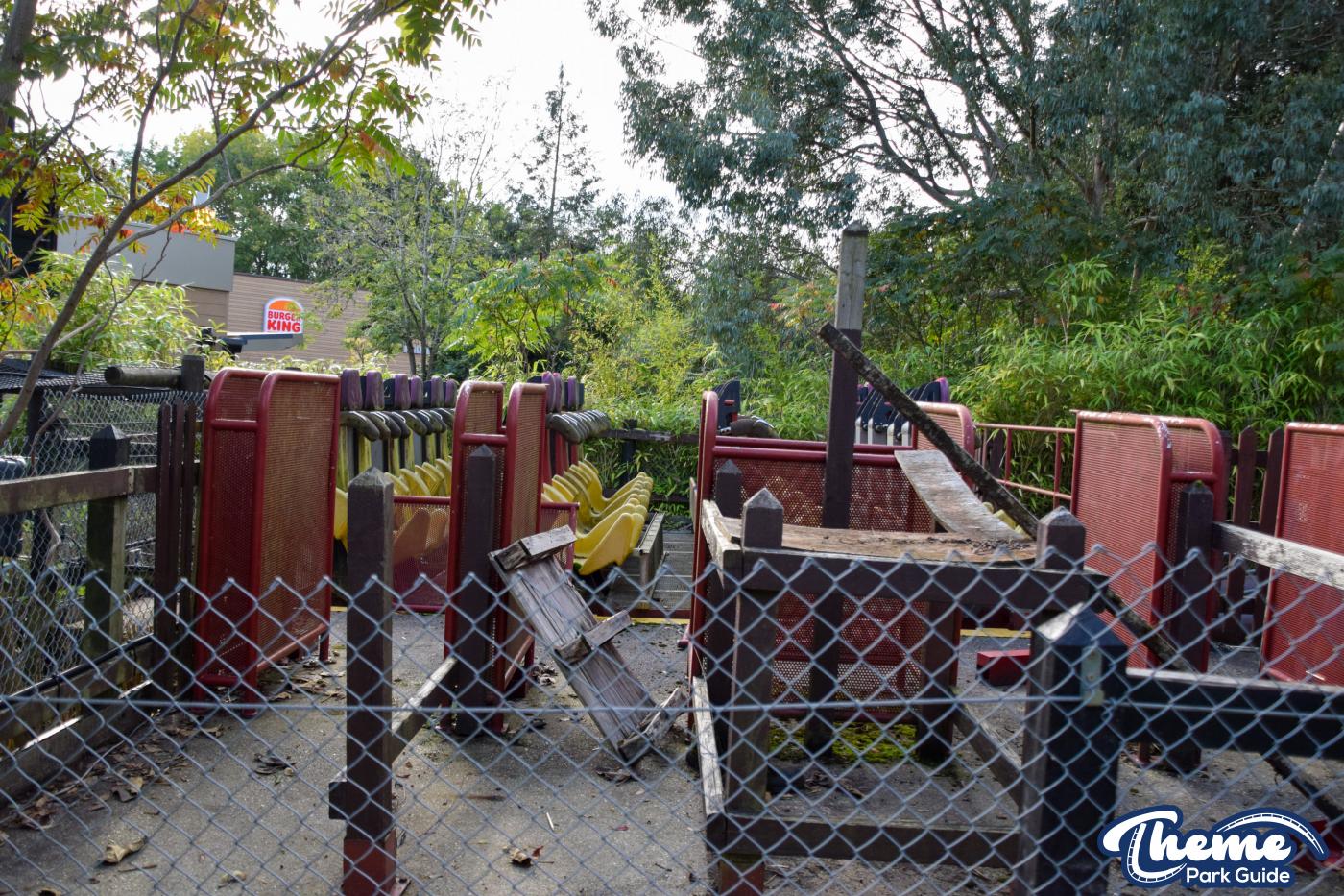 Slammer At Thorpe Park Taken Over By Nature