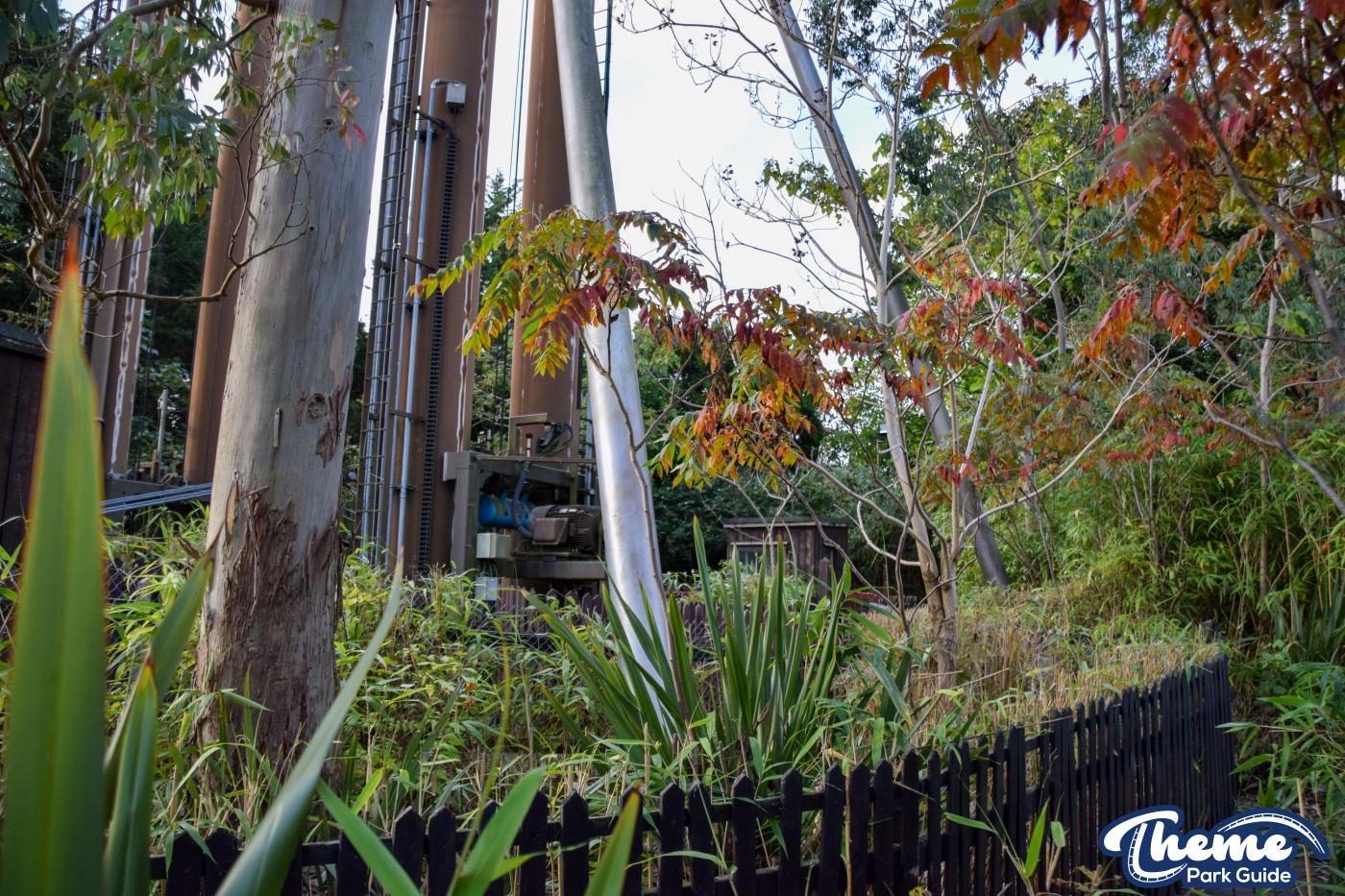 Slammer At Thorpe Park Taken Over By Nature