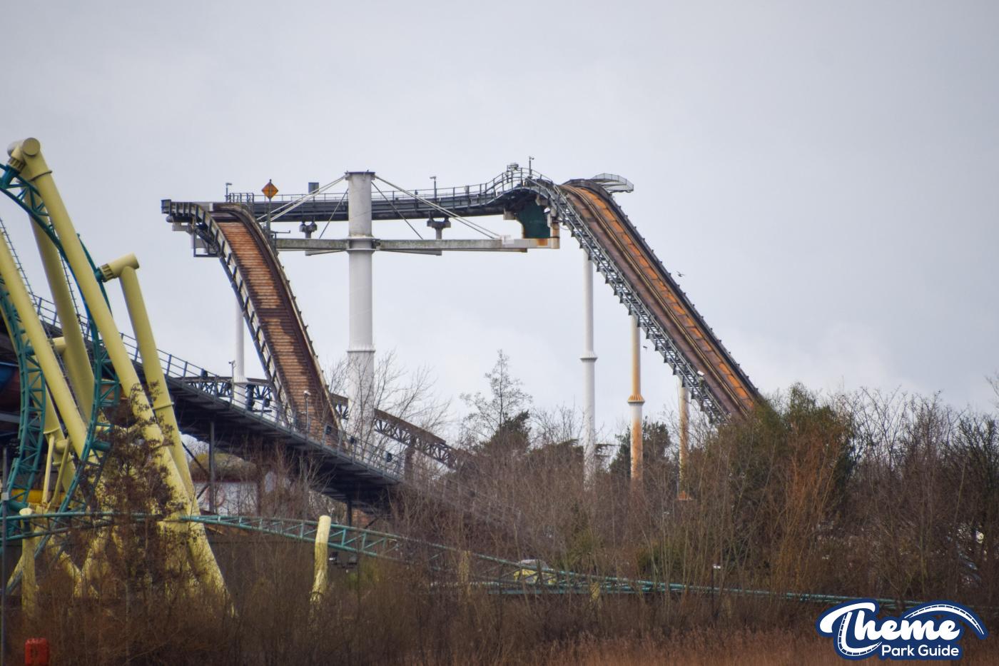 Thorpe Park Closed Season Update Slammer Removal Underway