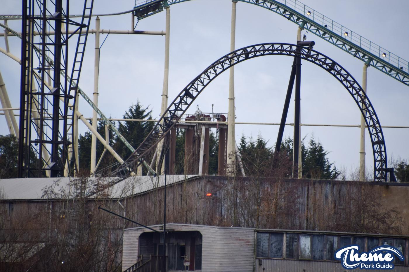 Thorpe Park Closed Season Update Slammer Removal Underway