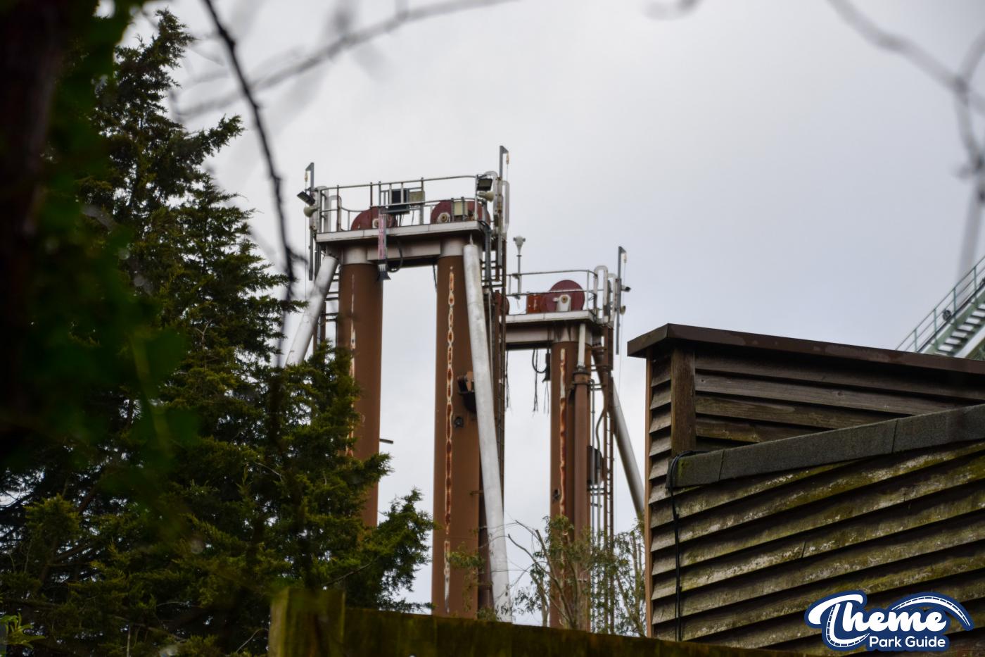 Thorpe Park Closed Season Update Slammer Removal Underway