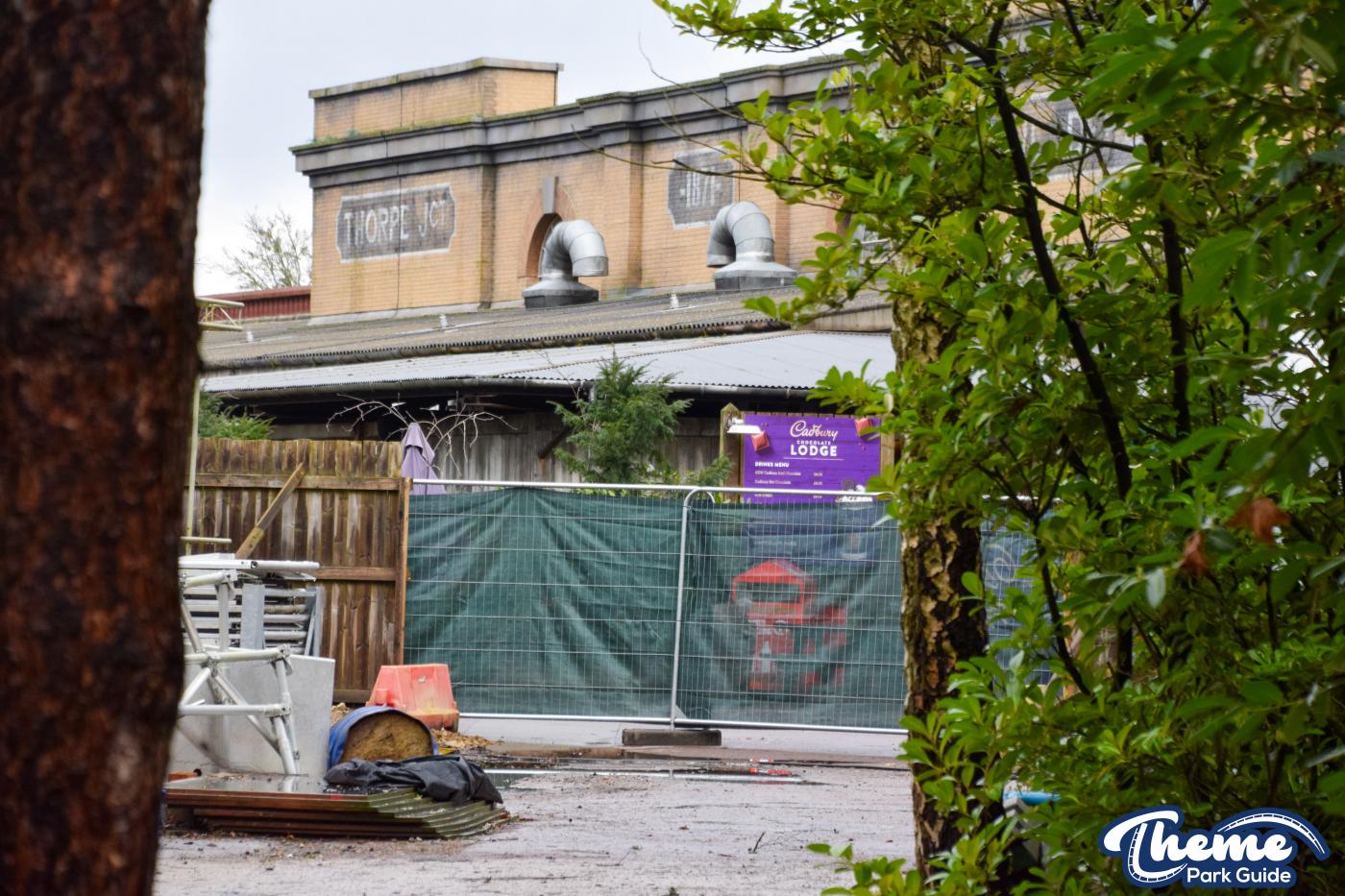 Thorpe Park Closed Season Update Slammer Removal Underway