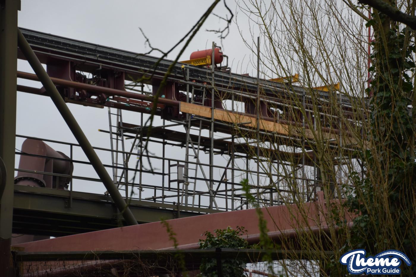 Thorpe Park Closed Season Update Slammer Removal Underway