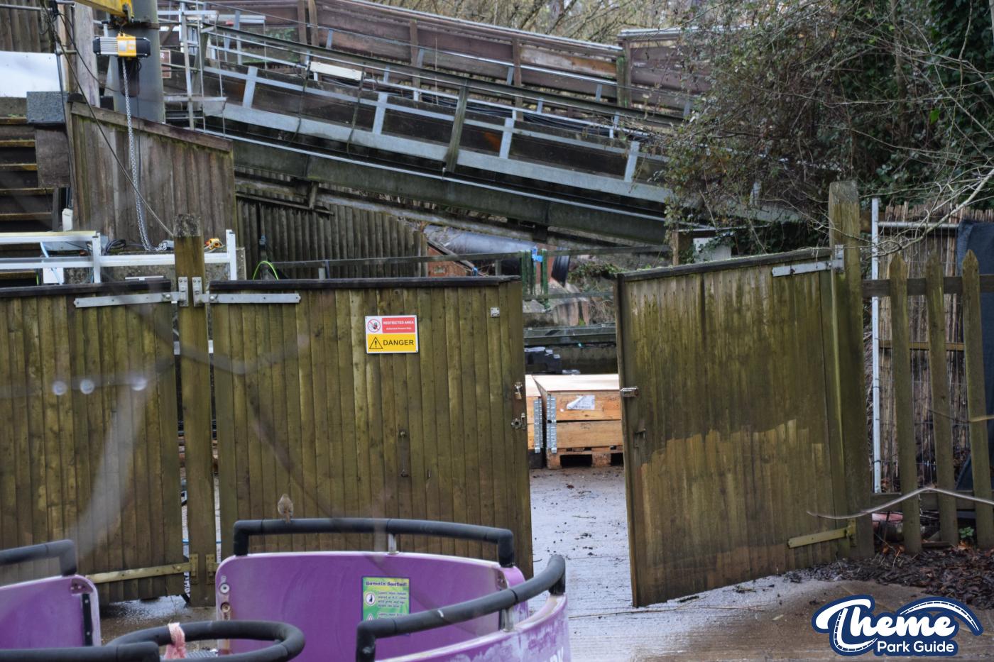 Thorpe Park Closed Season Update Slammer Removal Underway