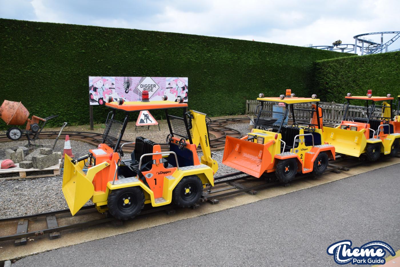 Digger Ride -  Paultons Park