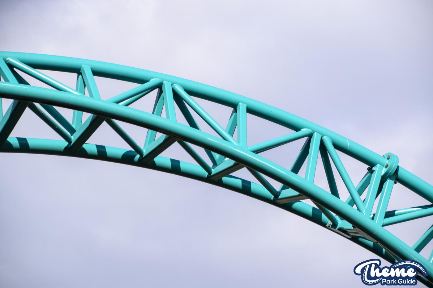 Colossus Repaint Continues A Fresh Look for a Classic Coaster