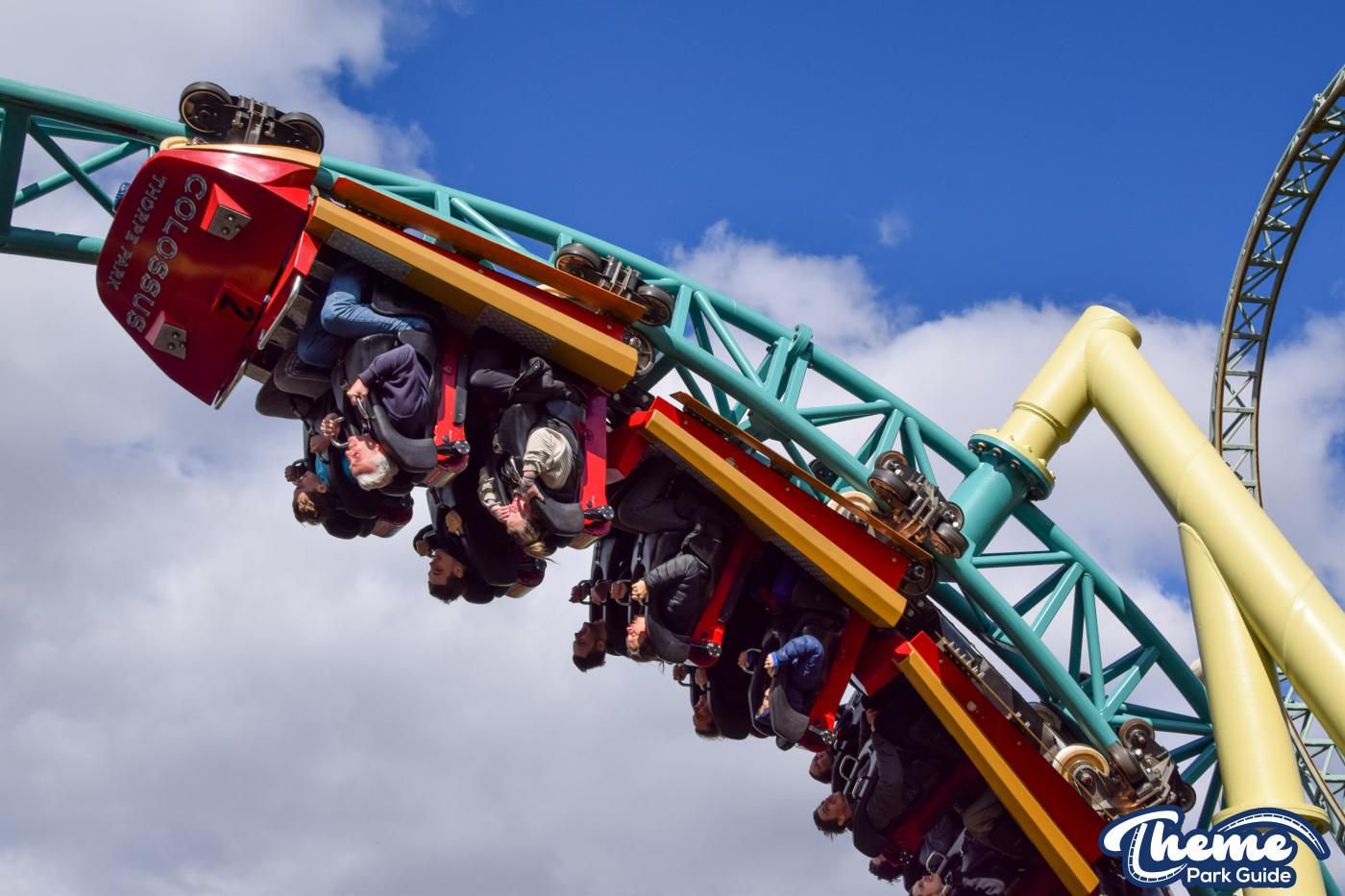 Colossus Repaint Continues A Fresh Look for a Classic Coaster