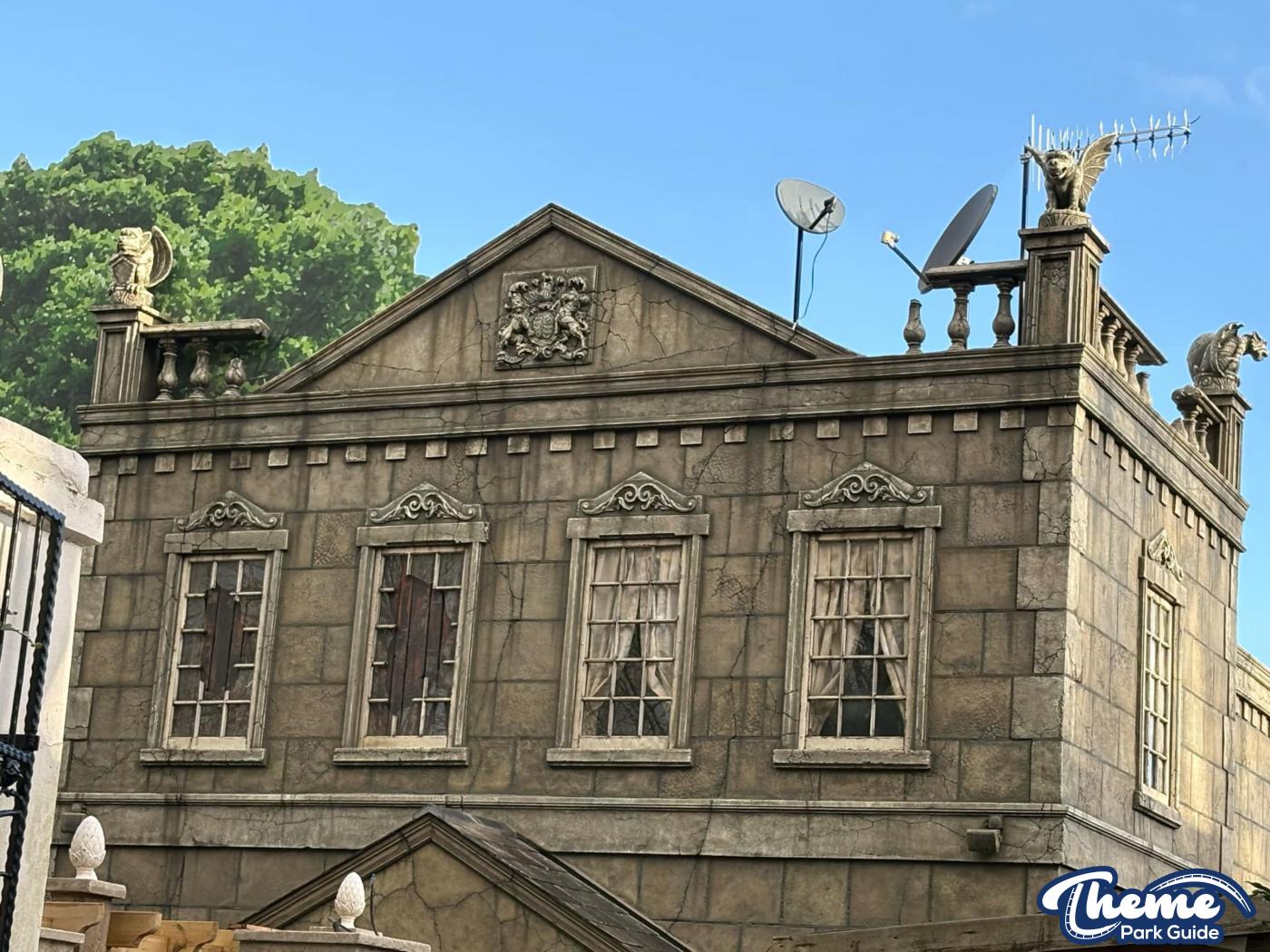 Ghostly Manor at Paultons Park Scaffolding Down