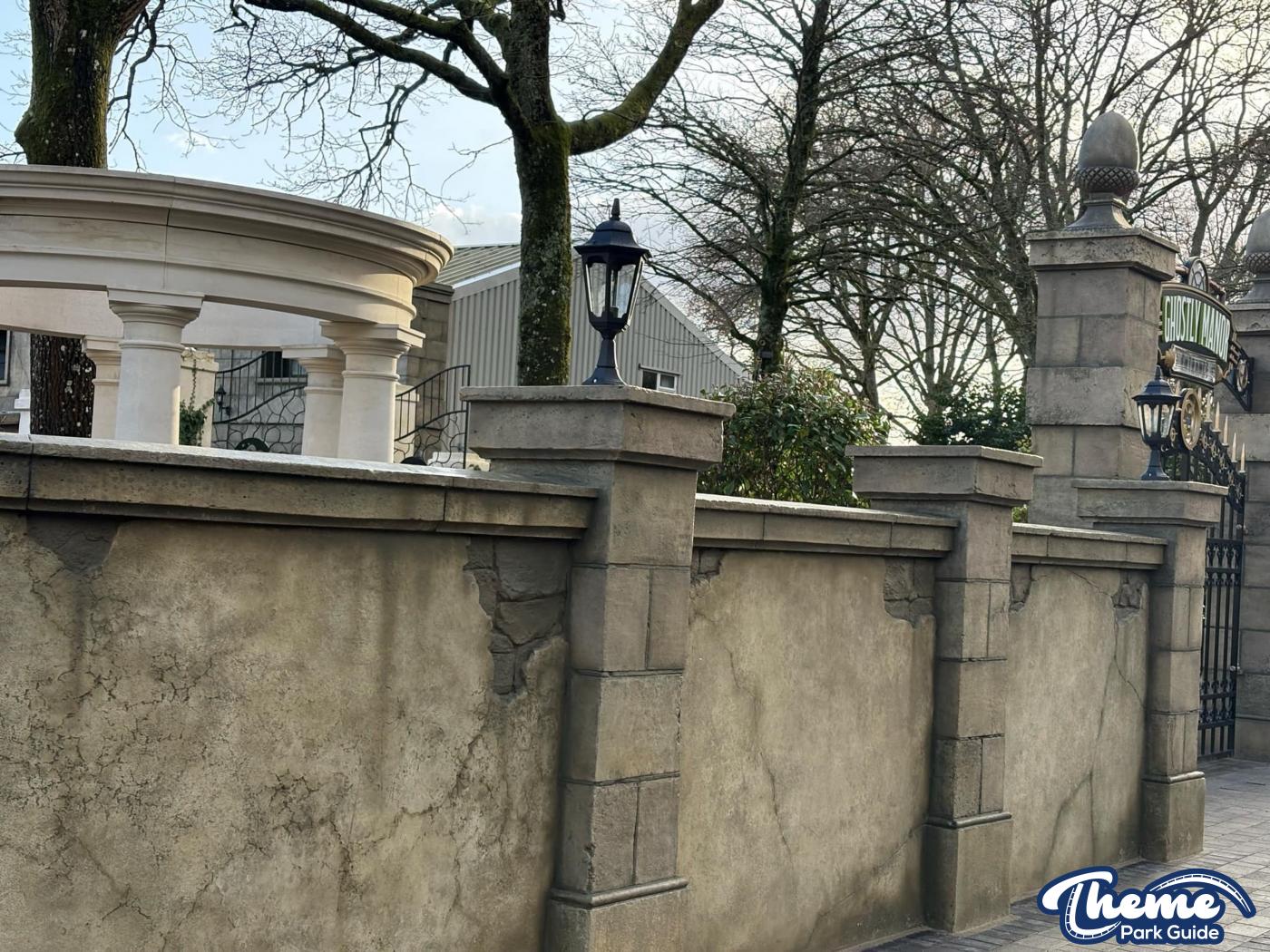 Ghostly Manor at Paultons Park Scaffolding Down