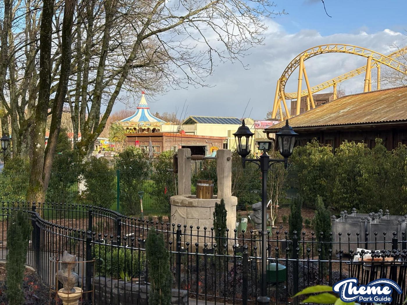 Ghostly Manor at Paultons Park Scaffolding Down