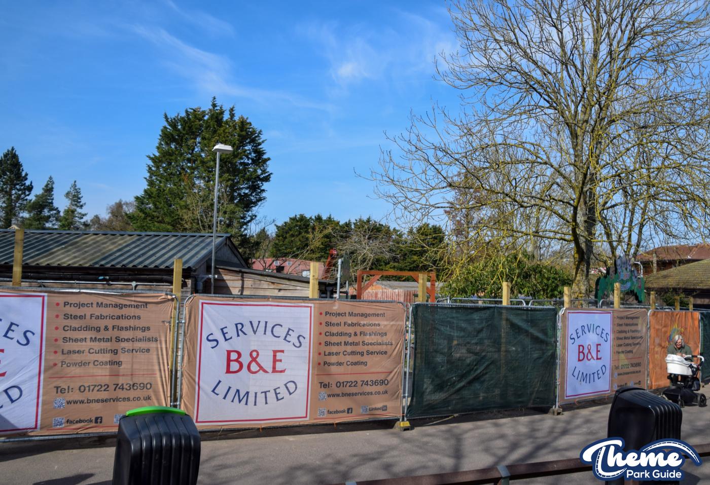 Farewell to Mexicana at Chessington as Construction Walls Move In