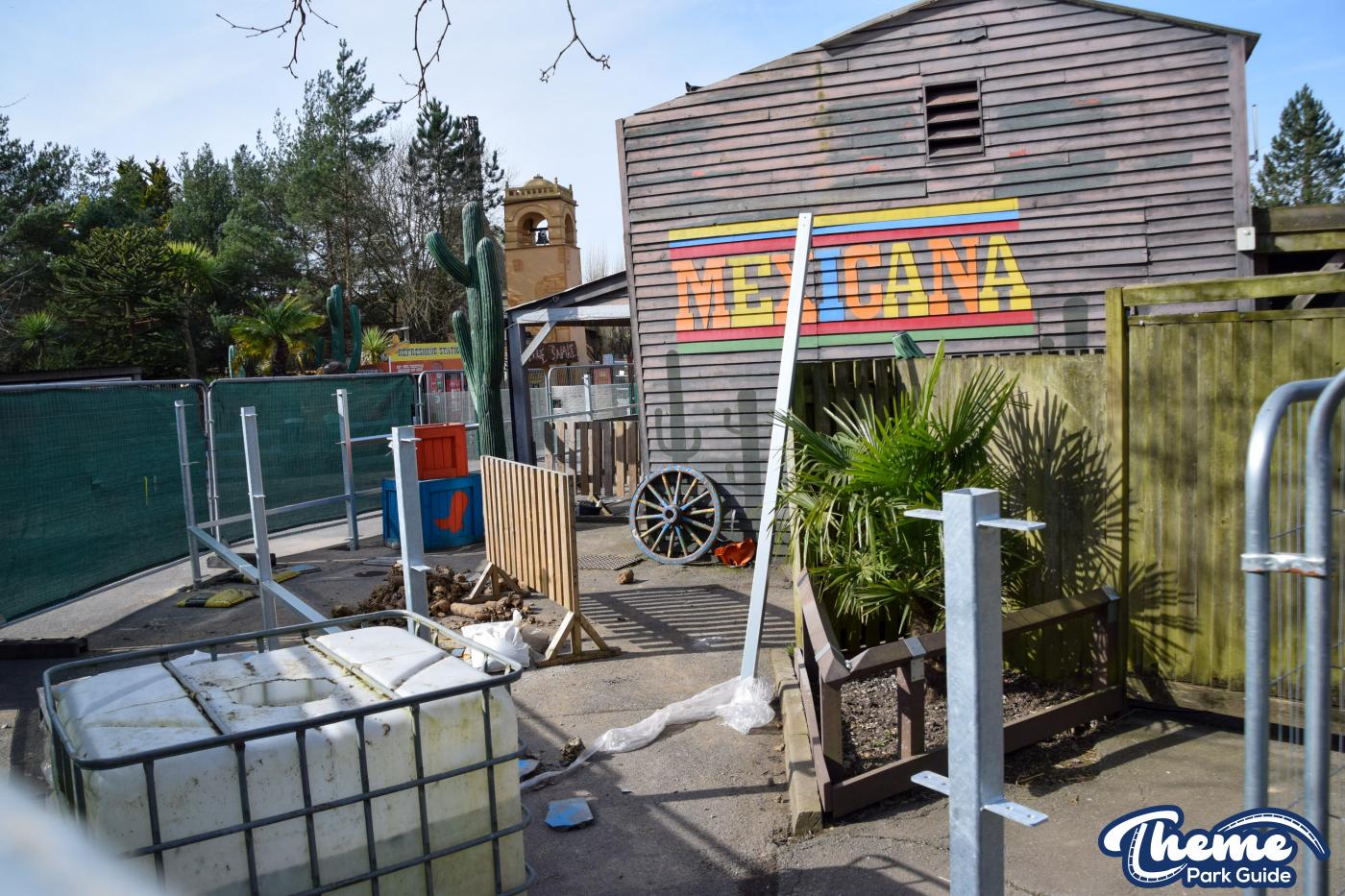 Farewell to Mexicana at Chessington as Construction Walls Move In